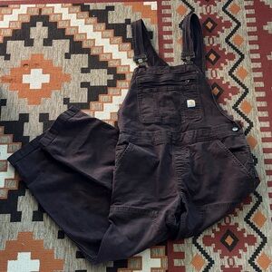Carhartt Dark Brown Overalls